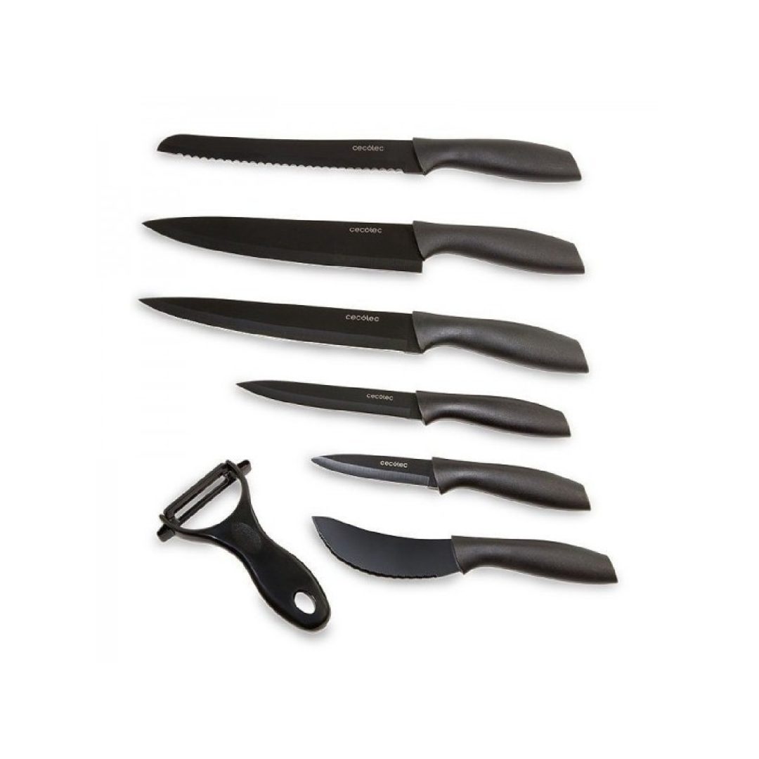 Kit of 7 titanium knives