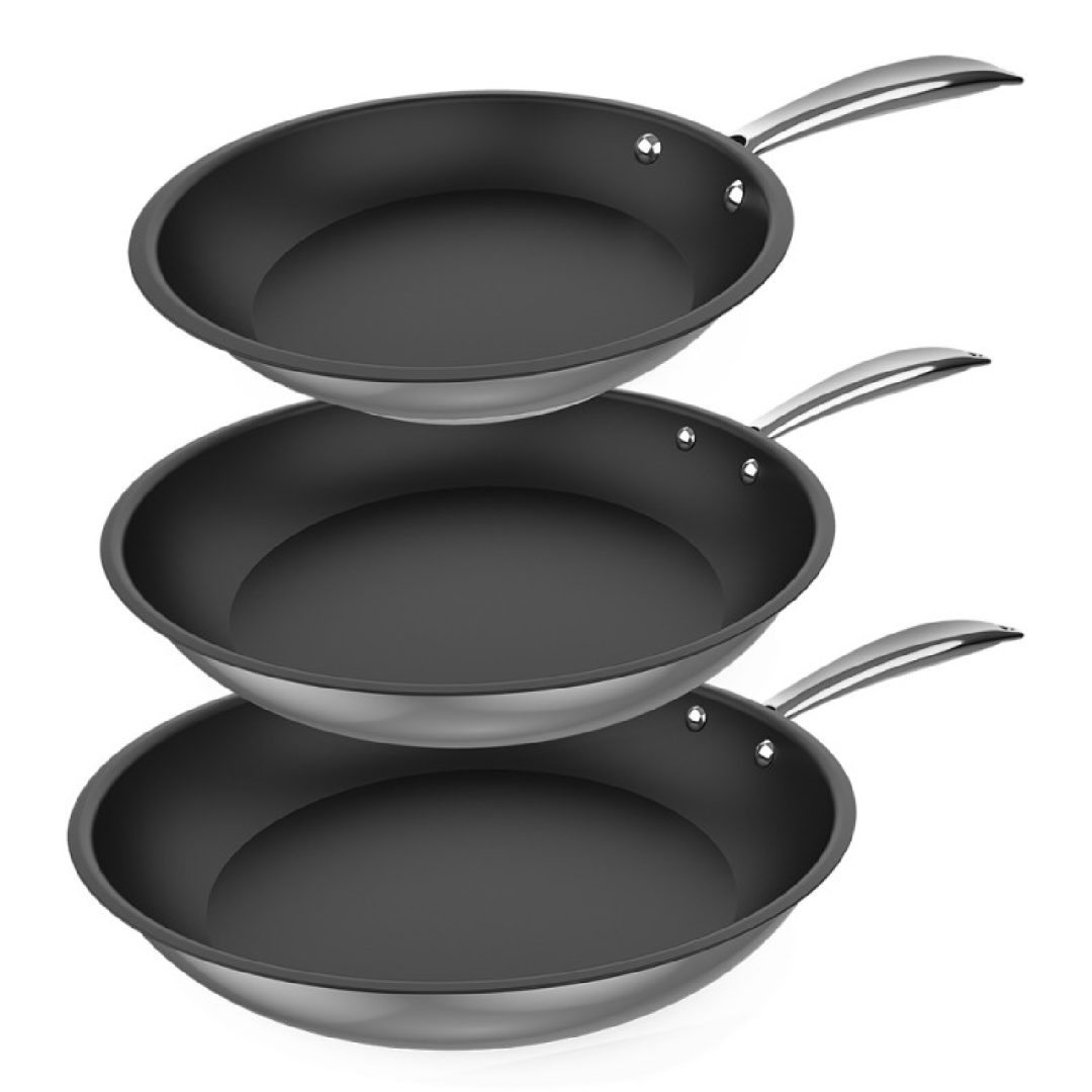 Polka Classy 20-24-28 Bucket Set Steel set of frying pans
