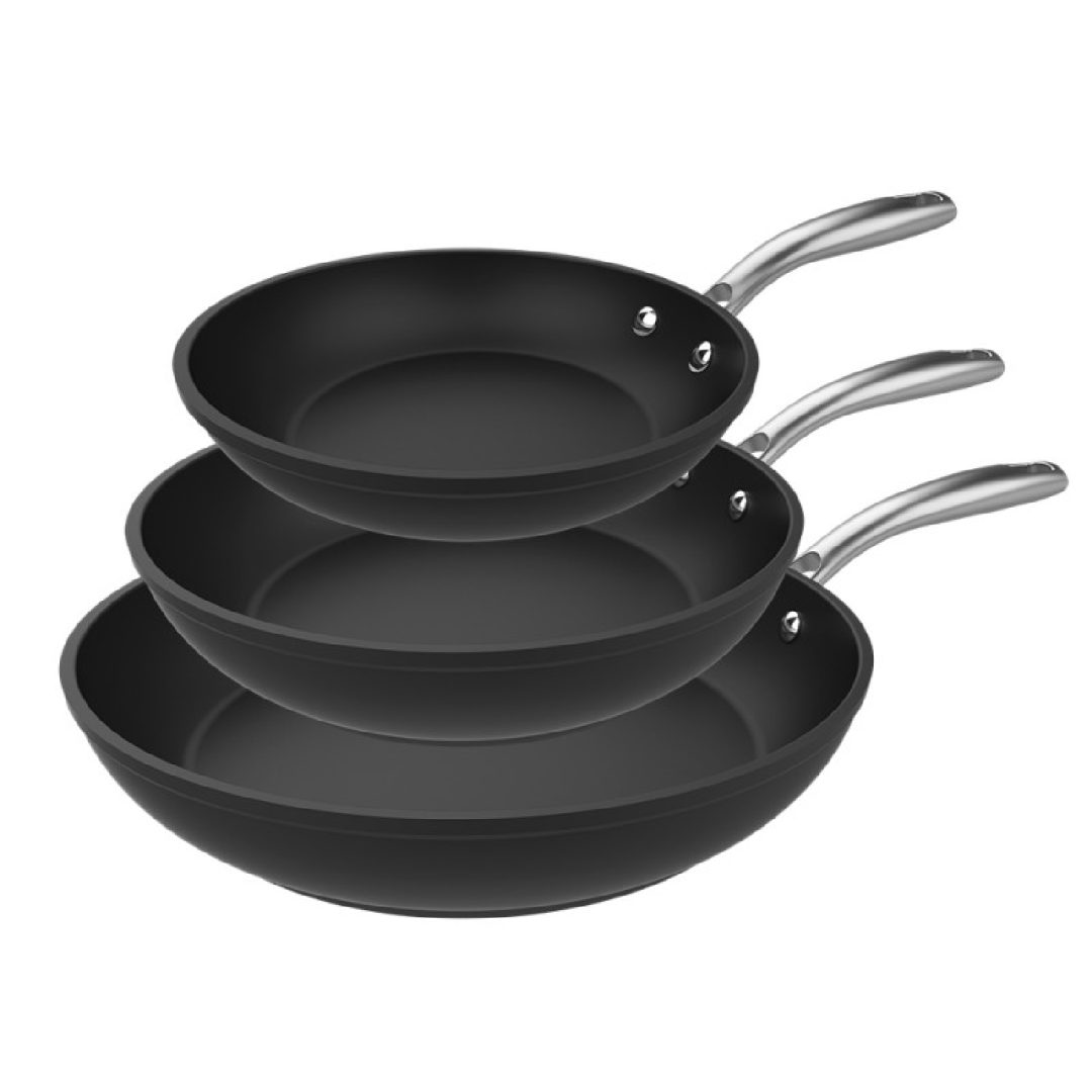 Polka Fantasy 20-24-28 Bucket Set Silver Frying Pan Set