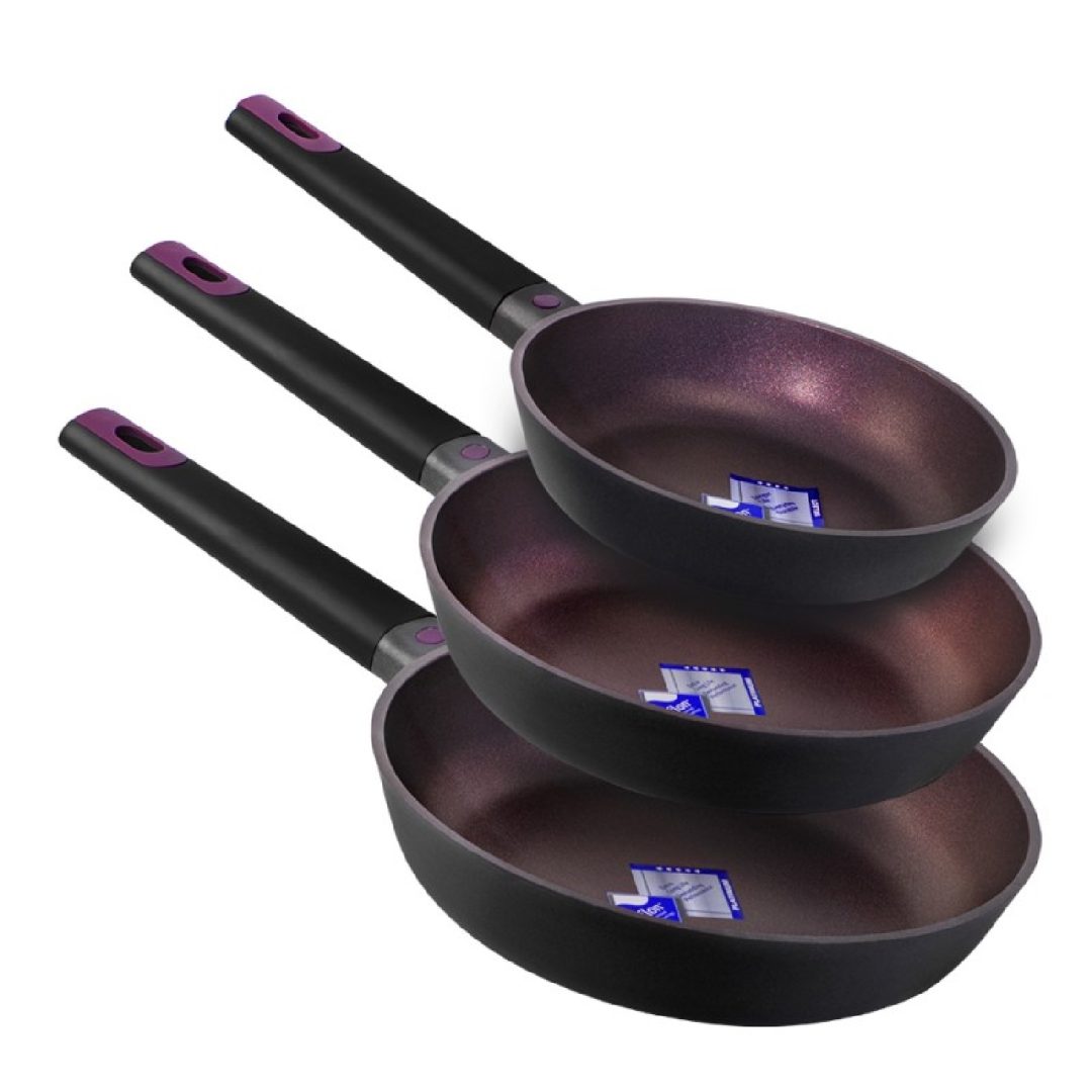 Polka Experience 18-22-26 Bucket Set Titan frying pans set