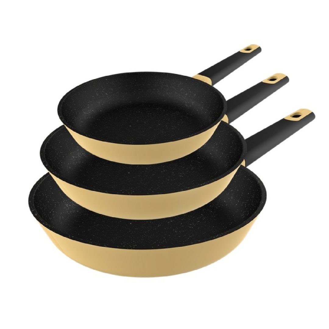Polka Experience 20-24-28 Bucket Set Vulcano frying pans set