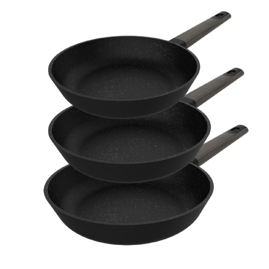 Polka Excellence 18-22-26 Bucket Set Force frying pans set