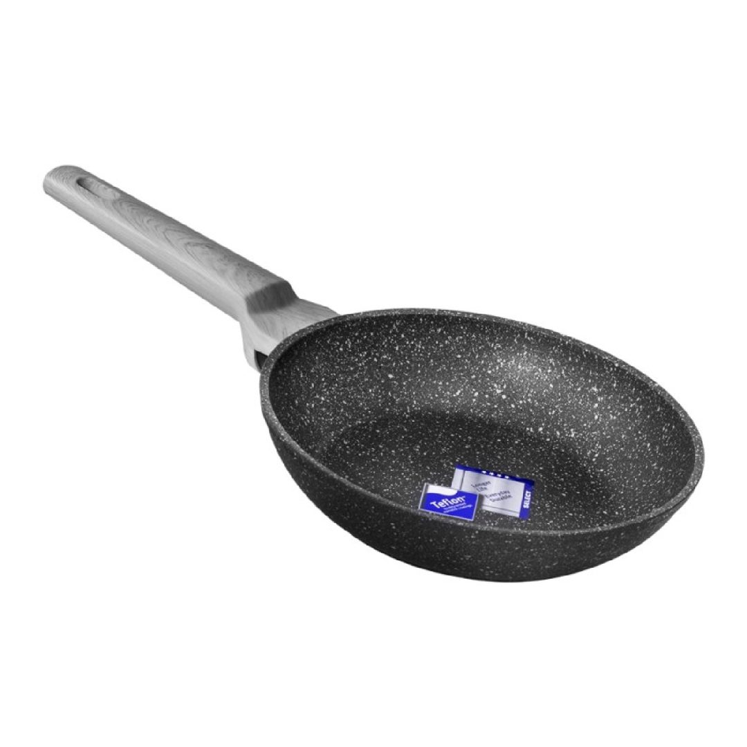Polka Exclusive 22 Bucket Wood&Rock frying pan